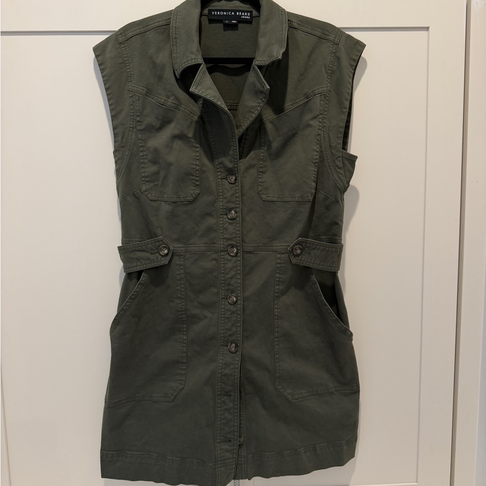 Veronica Beard Olive Utility Jacket